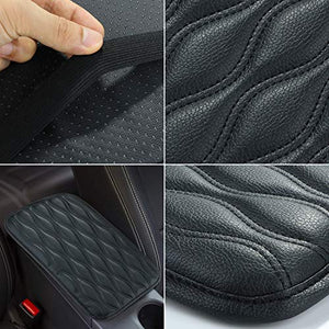 Auto Center Console Cover Pad Universal Fit for SUV/Truck/Car, Waterproof Car Armrest Seat Box Cover, Leather Auto Armrest Cover