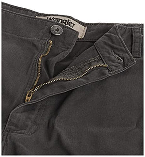 Wrangler Authentics mens Premium Twill cargo shorts, Anthracite Twill, 34 US