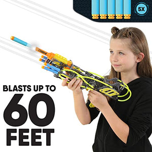 K'NEX Cyber-X C5 Neostrike - Blasts up to 60 ft - 176 Pieces, 4 Builds, Targets, 5 Darts - Great Gift Kids 8+