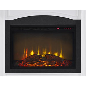 Ameriwood Home Lamont Mantel Fireplace, White,1815096COM