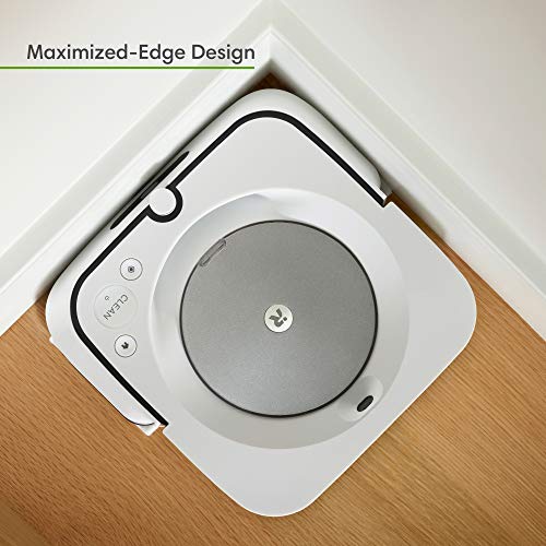 iRobot Braava Jet M6 (6110) Ultimate Robot Mop- Wi-Fi Connected, Precision Jet Spray, Smart Mapping, Works with Alexa, Ideal for Multiple Rooms, Recharges and Resumes