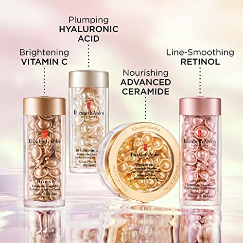 Elizabeth Arden Vitamin C Serum Ceramide Capsules, Radiance Renewal Serum, 30 Count