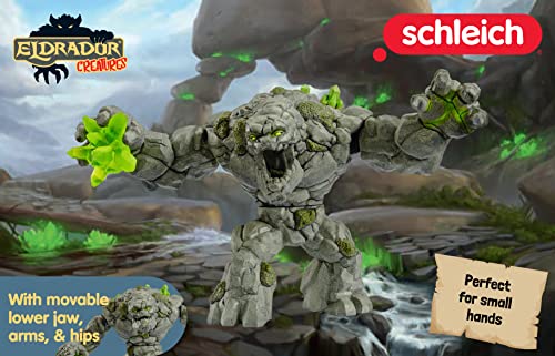 Schleich Eldrador Creatures Stone Monster Action Figure Toy for Kids Ages 7-12