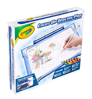 Crayola Light Up Tracing Pad Blue, Drawing Projector for Kids, Gift for Boys & Girls, Toys, Ages 6+