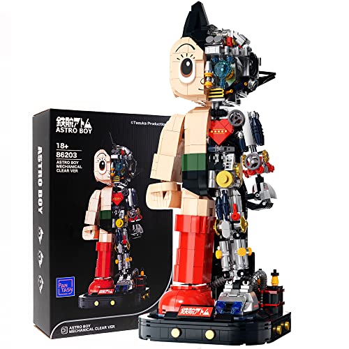 Pantasy Astro Boy Building Kit, Cool Building Sets for Adults, Creative Collectible Build-and-Display Model for Home or Office, Idea Birthday Present for Teens or Surprise Treat (1258Pieces)