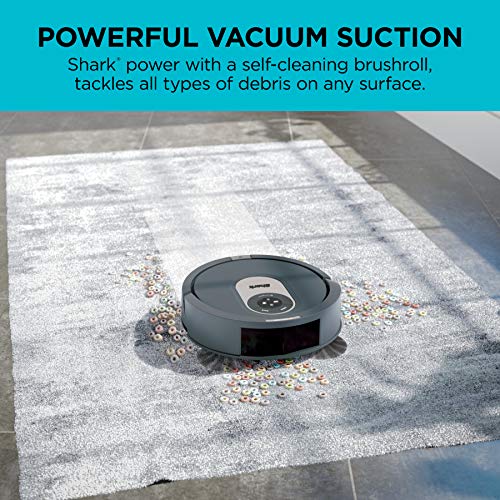 Shark RV2001 AI Robot Vacuum with LIDAR Navigation, Home Mapping, Perfect for Pet Hair, Works with Alexa, Wi-Fi Connected, Gray/Silver