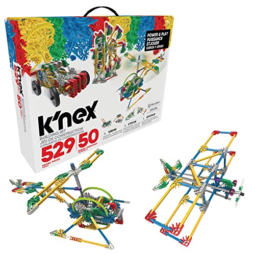 K'NEX Imagine Power and Play Motorized Building Set 529 Pieces Ages 7 and Up Construction Educational Toy