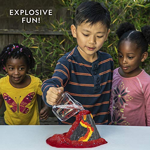 NATIONAL GEOGRAPHIC Earth Science Kit - Over 15 Science Experiments & STEM Activities for Kids, Crystal Growing, Erupting Volcanos, 2 Dig Kits & 10 Genuine Specimens, a Great STEM Science Kit