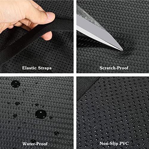 SUHU Auto Center Console Cover Pad Universal Fit for Most Vehicle/SUV/Truck/Car, Waterproof Car Armrest Cover Protector, Car Armrest Seat Box Cover(Black)